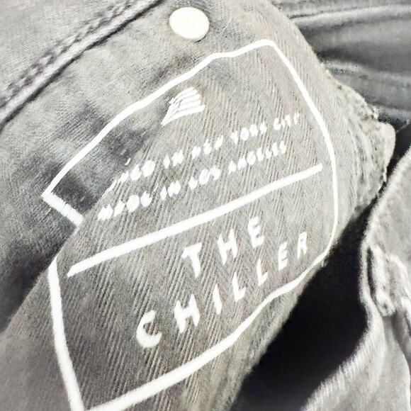 AYR The Chiller Black Denim Jeans Skinny Raw Hem Zip Fly Size 26 x 28 - Picture 7 of 9